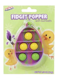 (USA) Carousel Easter FIDGET POPPER with Candy Gumballs 0.35 Oz. (Assorted)
