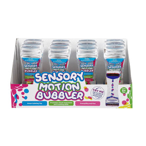 Fidget Liquid Sensory Motion Bubble Timer - Assorted