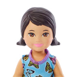 Barbie Skipper Babysitters Inc - Small Doll with Accessories - Set With Toilet And 5 Pieces