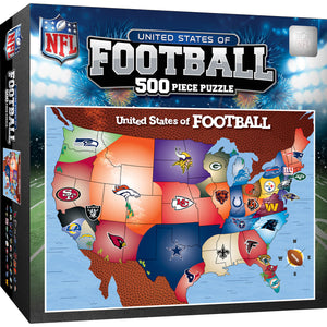 NFL - League Map 500 Piece Puzzle