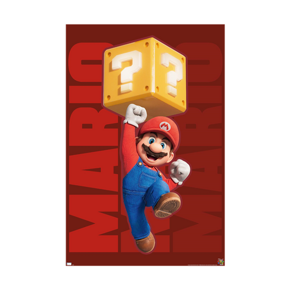 The Super Mario Bros. Movie : Mario Jump Wall Poster 22