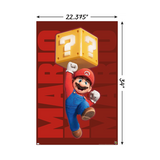 The Super Mario Bros. Movie : Mario Jump Wall Poster 22" X 34"