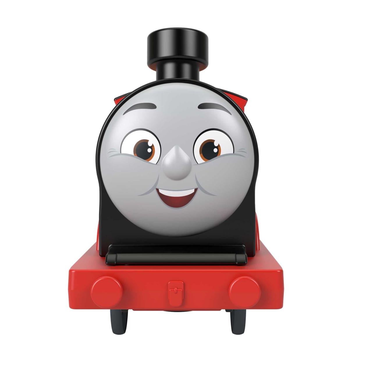 Thomas & Friends Motorized Toy Train James Battery-Powered Engine with Tender for Preschool Pretend Play Ages 3+ Years