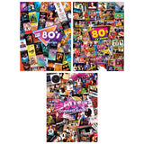 Decades - The 80's 500 Piece Puzzles 3 Pack