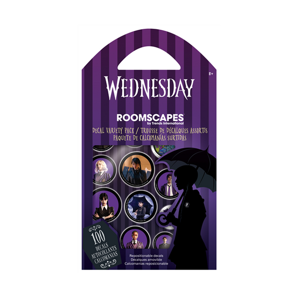 Wednesday Decal Variety Pack (100-Pack)