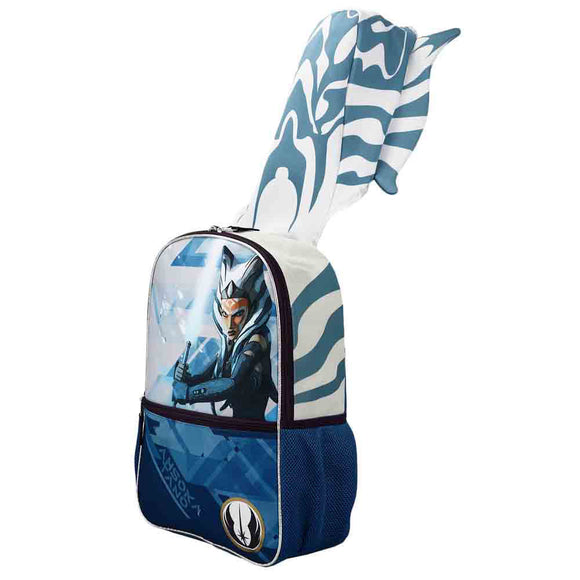 STAR WARS - The Mandalorian Ahsoka Tano 16in Backpack with Hood and Ears