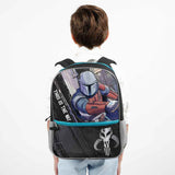 STAR WARS - The Mandalorian 16in Backpack with Hood