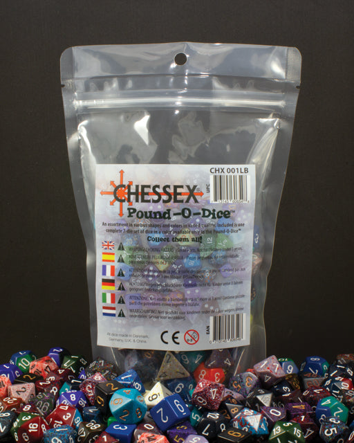 Chessex Pound - O - Dice, includes Speciaity Dice Set (approx 80-100 Dice)
