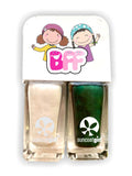 SunCoat Girl: Limited Edition BFF Duo Water Based, Peel Off Nail Polish Sets Holiday Edition