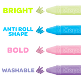 Crayola Washable Sidewalk Chalk, 24 Count