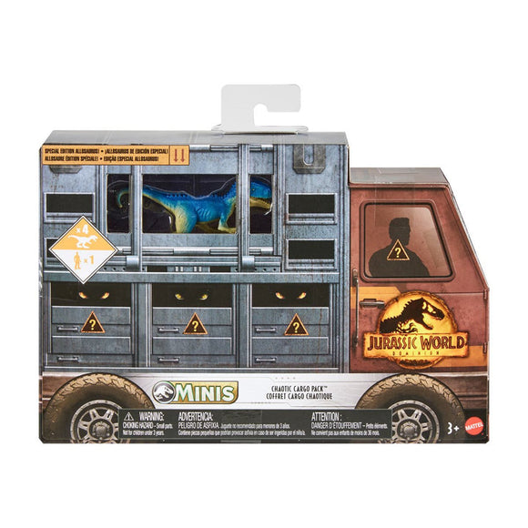 JURASSIC WORLD MINIS CHAOTIC CARGO PACK