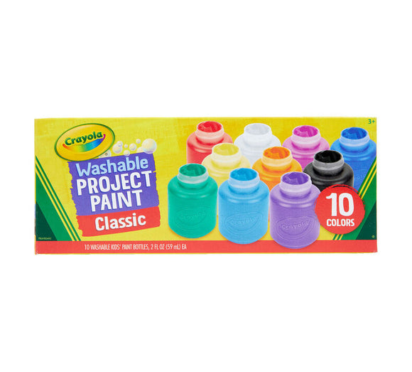 *** BEST SELLER *** Crayola Washable Kids Paint, 10 Count