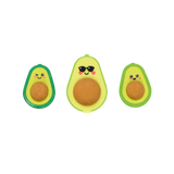 Ooly : Avocado love eraser and sharpener - set of 3