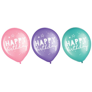 Girl-Chella 12" Latex Balloons (6)