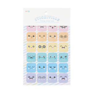 Ooly Stickiville Cute Expression Sticker Book (Matte Paper)