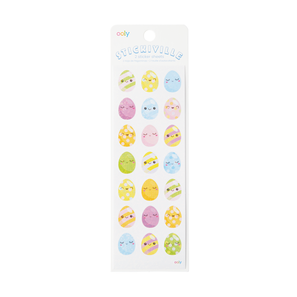 Ooly stickiville easter eggs stickers - holographic