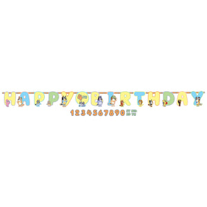 BLUEY JUMBO ADD-AN-AGE LETTER BANNER 10-1/2' X 10"