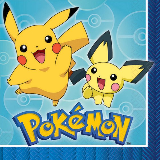 POKEMON LUNCH NAPKINS (16)