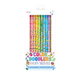 Ooly : Color doodlers fruity scented erasable color pencils - set of 12