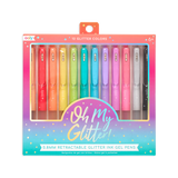 Ooly oh my glitter! retractable gel pens - set of 12