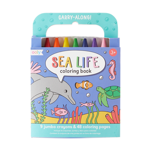 Ooly carry along coloring book set - sea life