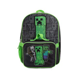 Minecraft Backpack with Lunch Box