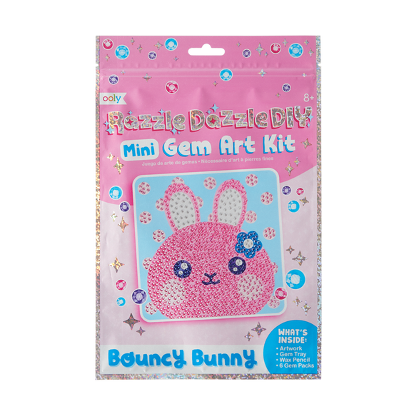 Ooly razzle dazzle diy gem art kit - bouncy bunny