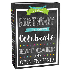 Gift Bag - Chalkboard Birthday