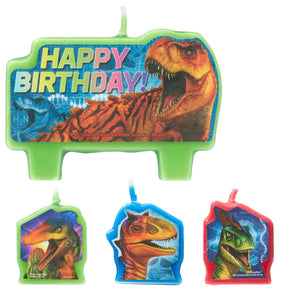 Jurassic World™ Birthday Candle Set (4)