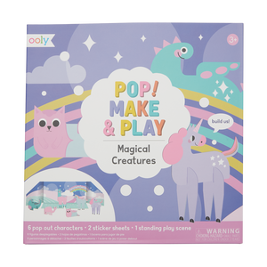 Ooly pop! make and play activity scene - magical creatures