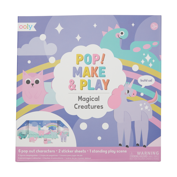 Ooly pop! make and play activity scene - magical creatures