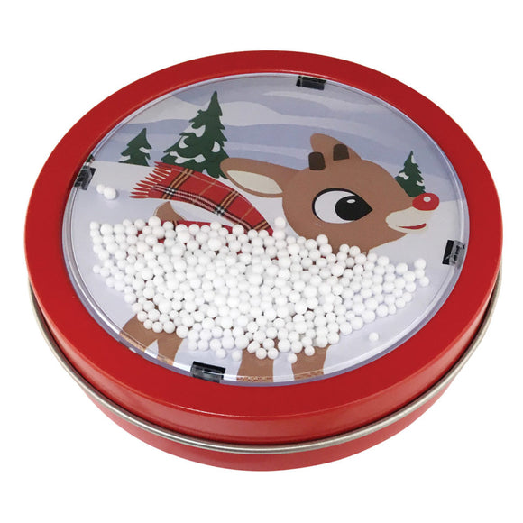 XMAS Boston American - Rudolph Snow Globe