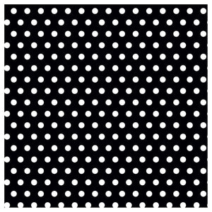 Polka Dot - Black Printed Jumbo Gift Wrap