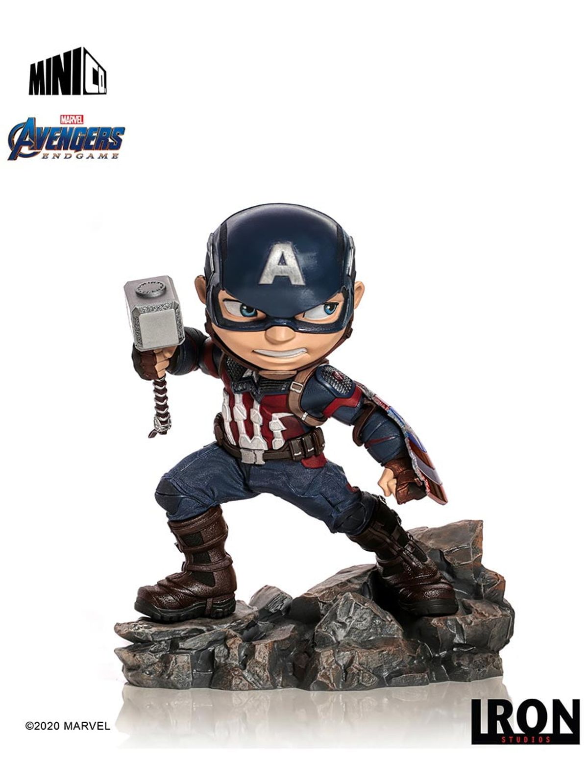 Petite figurine d'action Avengers Marvel, mini statue Disney