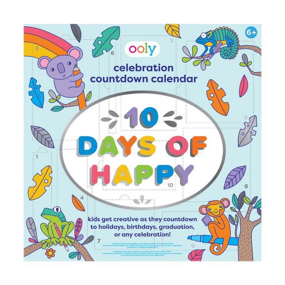 Ooly countdown celebration calendar - ten days of happy