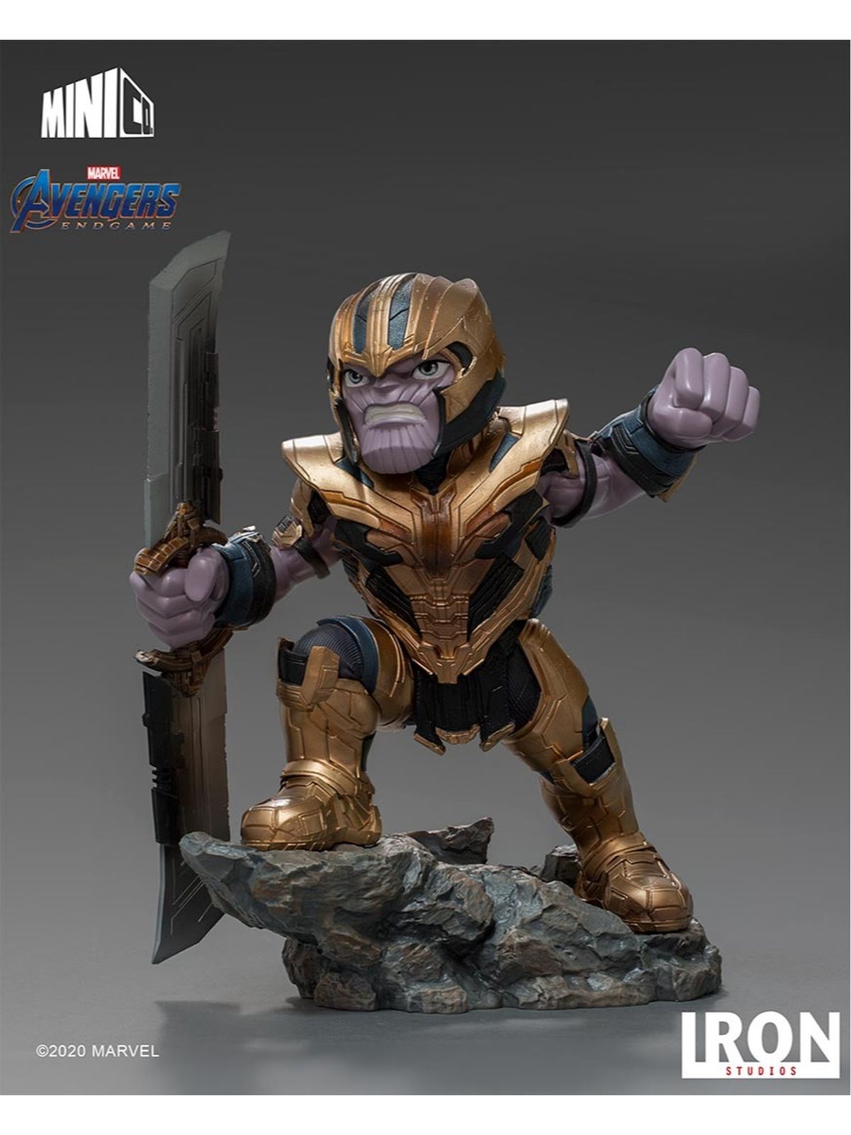 Thanos action figure iron studios sales