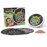 LITE-BRITE HD OVAL EDITION (WITH 650 Pegs, 5 Light Animation Modes, 8 HD Templates and more)