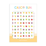 *** NEW FOR 2023 *** Calico Sun : Clementine nail stickers - 2 sheets