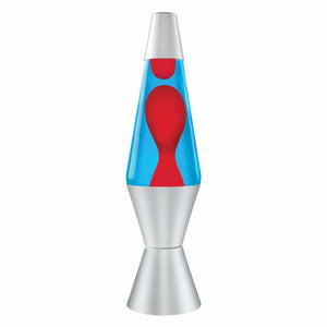 14.5” LAVA® LAMP – RED/BLUE/SILVER
