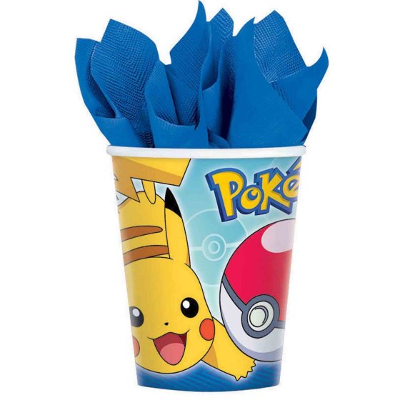 POKEMON 9OZ CUPS (8)
