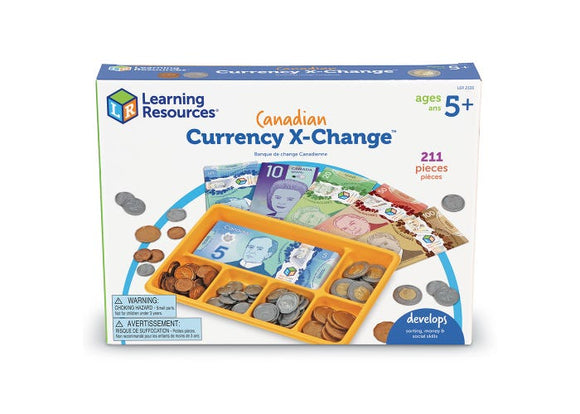 Learning Resources Canadian Currency Exchange Set