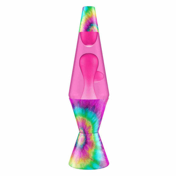 14.5” LAVA® LAMP – TIE DYE PINK SPIRAL