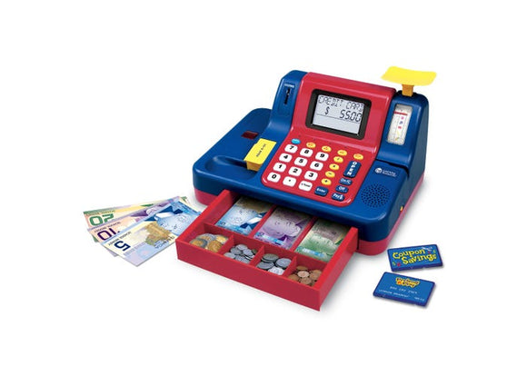 Learning Resources Pretend Play Teaching Cash Register With Canadian Currency