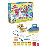 Play-Doh Care 'n Carry Vet Playset with Toy Dog, Carrier, 10 Tools, 5 Colors