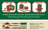 Lincoln Logs : 100th Anniversary Tin - 111 Piece Building Set