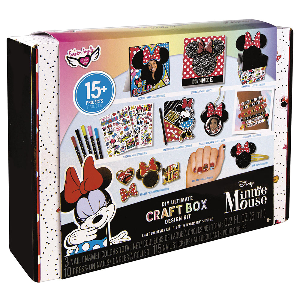 Disney minnie mouse fashion angels diy ultimate craft box