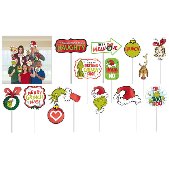 Traditional Grinch Photo Prop Kit