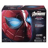 Marvel Legends Series Spider-Man Iron Spider Electronic Helmet with Glowing Eyes, 6 Light Settings and Adjustable Fit