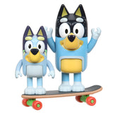 Bluey 2 Pack Figures - Skateboard