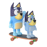 Bluey 2 Pack Figures - Skateboard